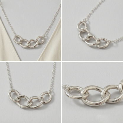 ✨ Interlocking Circle Necklace